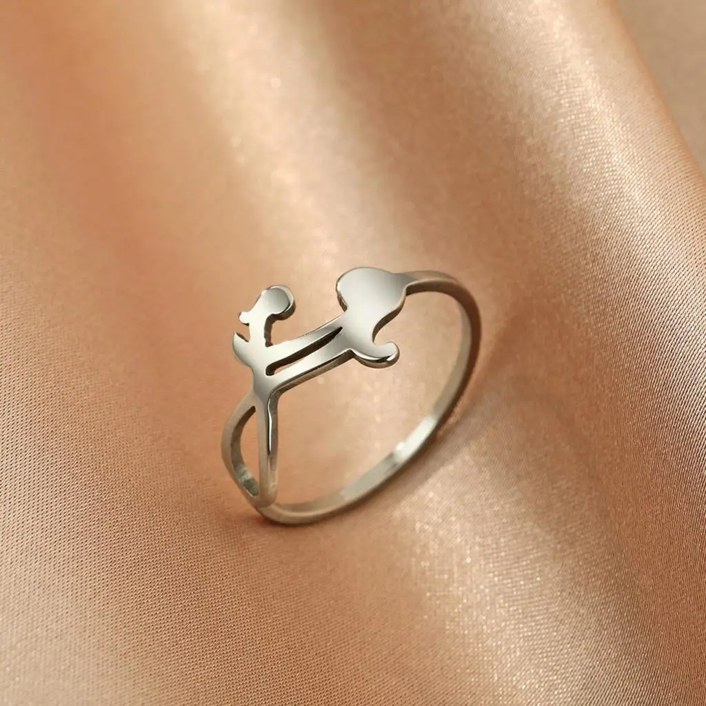 Todorova Stainless Steel Mother And Child Infinity Finger Ring For Women Men Birthday Jewelry Mother's Day Gifts