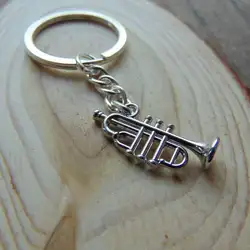 trombone keychain Horn keyring Trumpet keychain with case Musical Instrument Trombone keychain Tuba Christmas Gift Birthday