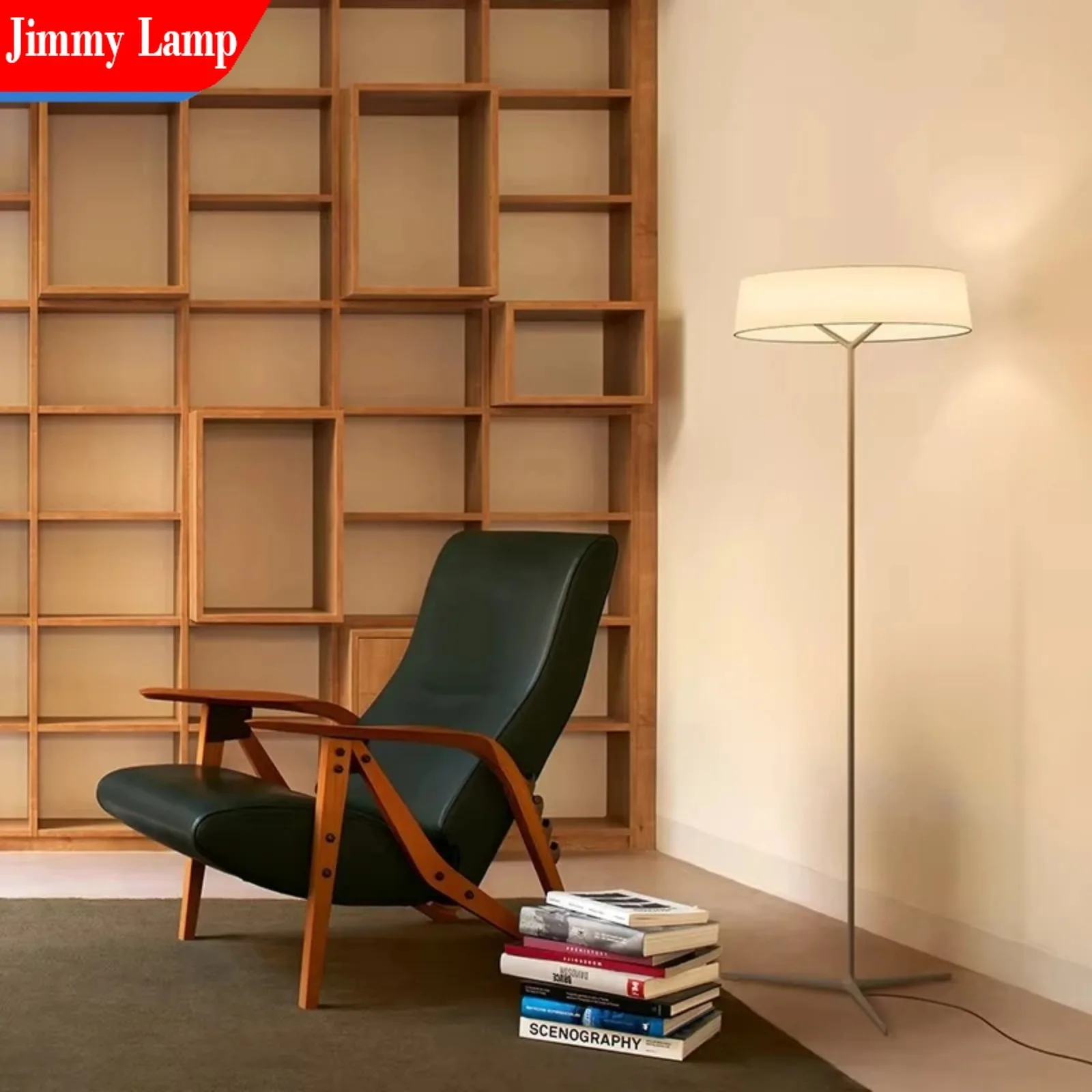 

Nordic Fabric Floor Lamp for Living Room Sofa Side Study Bedroom Kitchen Bedside LED Decorative Atmosphere Light