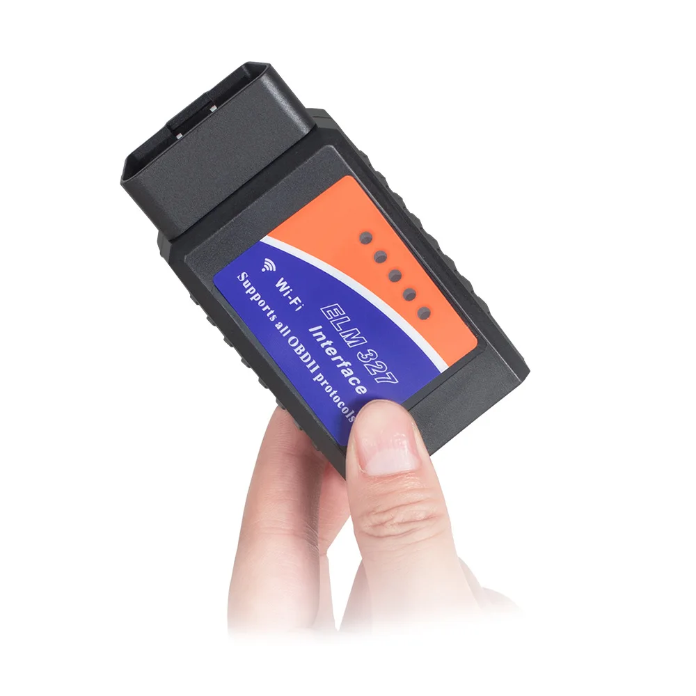 LM327 WIFI V1.5 con Chip PIC18F25K80 OBDII OBD2 herramienta de diagnóstico automático comprobar el motor para iOS Android ELM 327