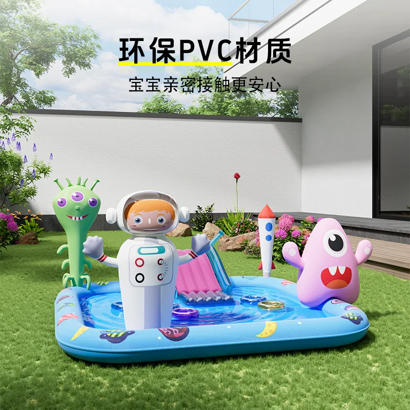 Family Outdoor Parent-child Multi-functional Thickened Swimming Pool Inflatable Water Spray Playground