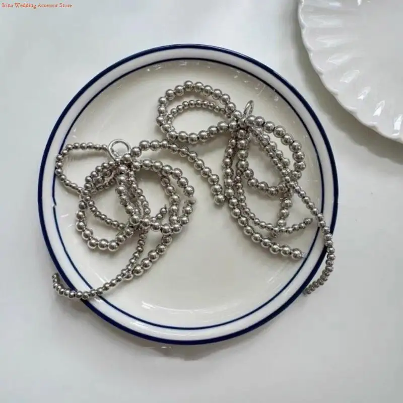 G92D Bowknot Charm per gioielli che producono fai -days artigianato fibbia per scarpe per perle