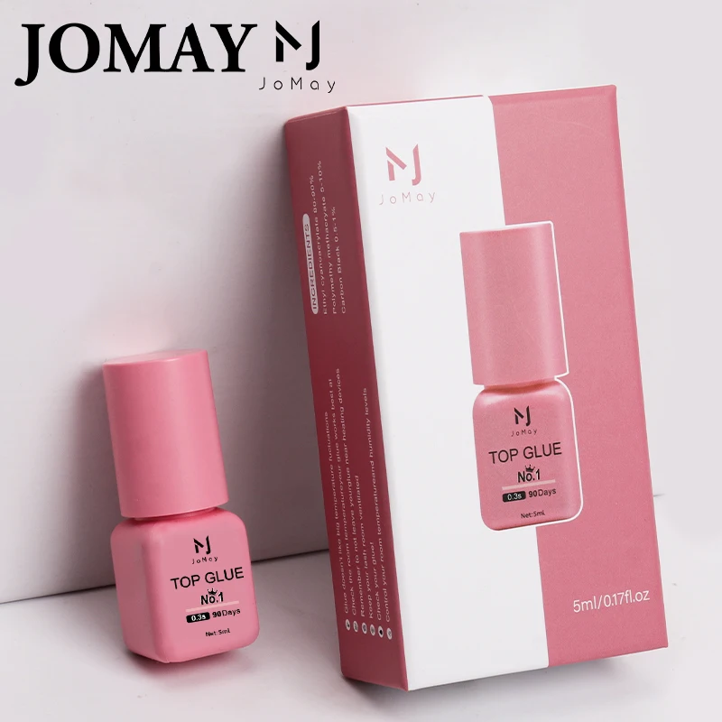 

JOMAY Lash Extension Glue Makeup Tools 5ml Lash Glue Wholesale Eyelash Extension Glue Waterproof 0.3s Fast Drying