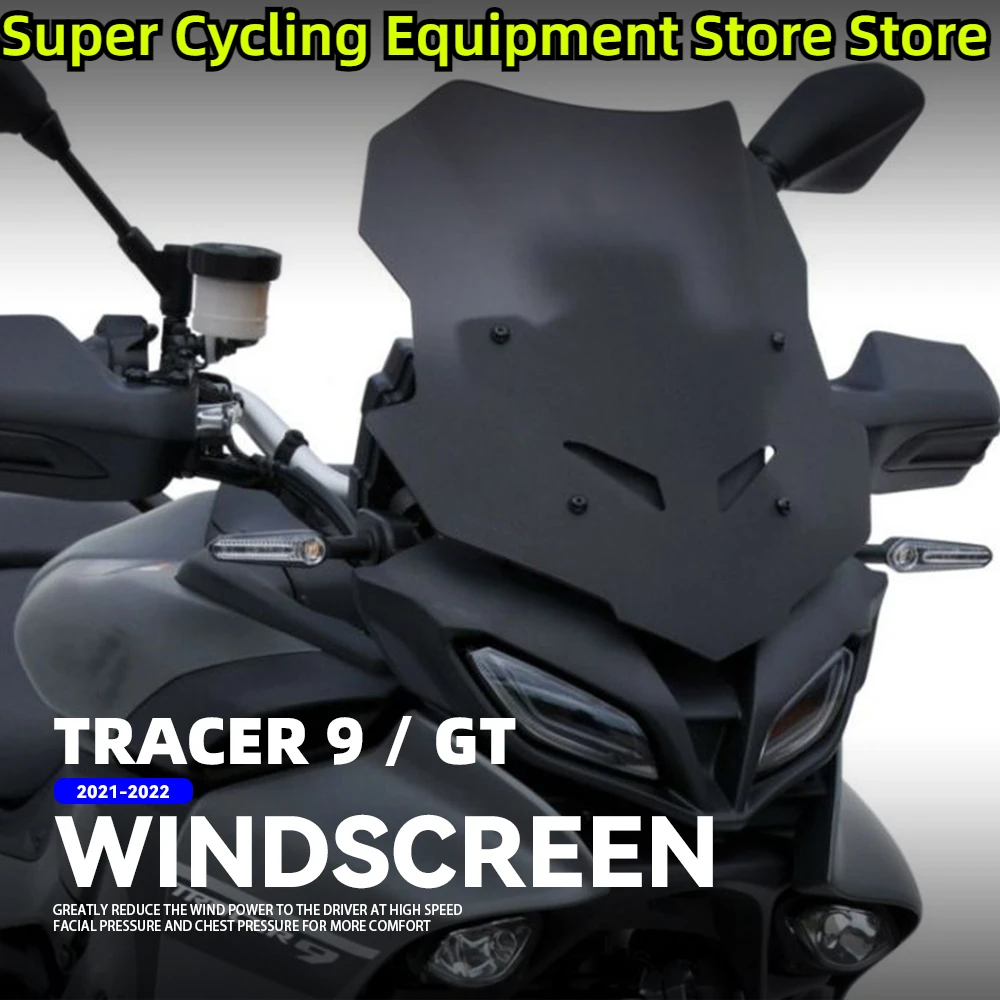

Motorcycle Accessories Fit For YAMAHA TRACER9 TRACER 9 GT 2021 2022 Windscreen Windshield Deflector Protector Wind Screen