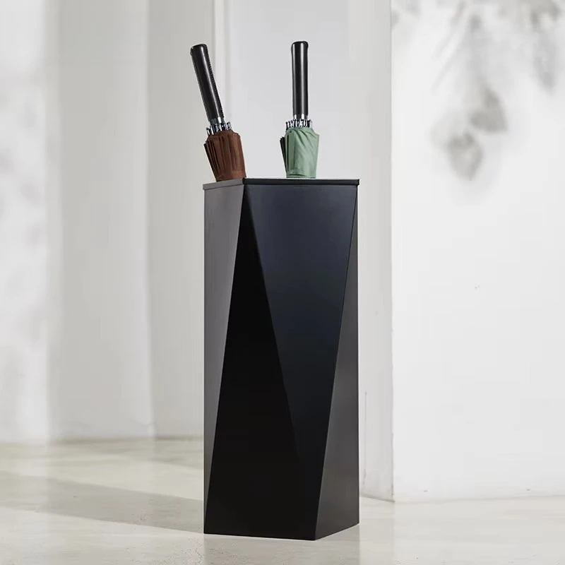 Nordic Minimalist Umbrella Holder, Iron Office Rain Organizer, Creative Geometric Rain Gear Stand, Home Umbrella Storage Bin
