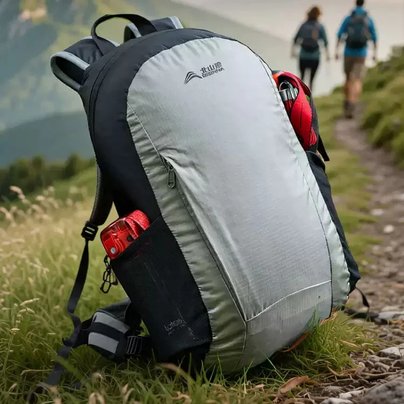 Outdoor Foldable Hiking Bag Lightweight Waterproof Backpack Unisex Travel Camping Mountaineering Sports Bag Multi Layer Storage