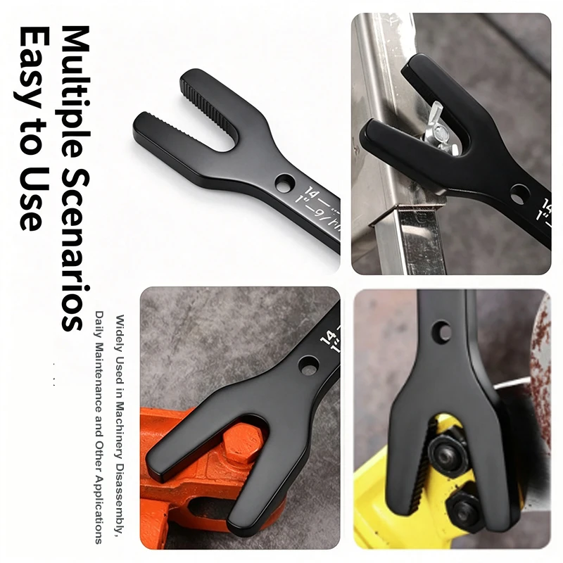 Multi-function Universal Wrench Set Self-tightening Spanner High Grip Teeth Steel Hand Tool 6-25 8-24mm for Car Bicycle Repair