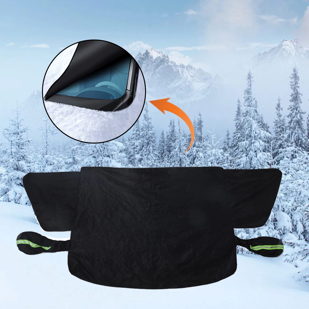 

Magnetic Car Snow Shield Oxford Cloth Thicken Car Windshield Snow Cover Waterproof Automobile Sunshade Cover Car Accessories
