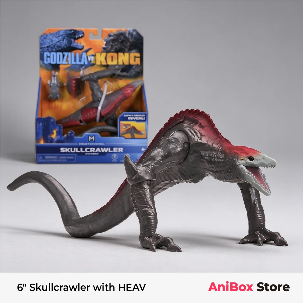 IN STOCK Playmates Godzilla vs Kong MonsterVerse Skullcrawler with HEAV 6