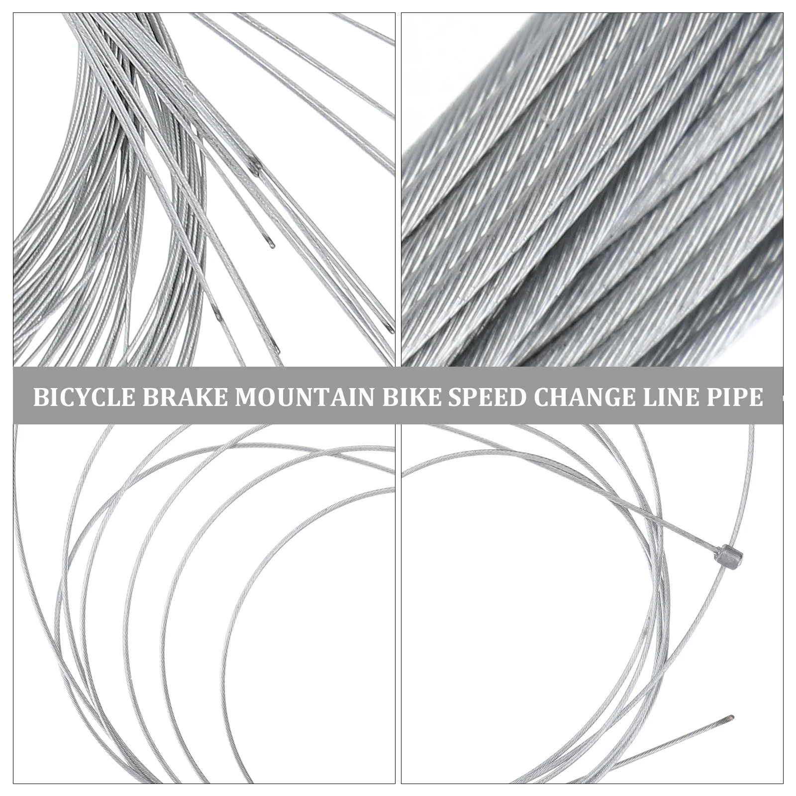 20Pcs Bike Brake Cable Tubing Kit Ptfe Sleeve Protection for Road Internal Wiring Shifting Wire Core Bike Shifting Cable