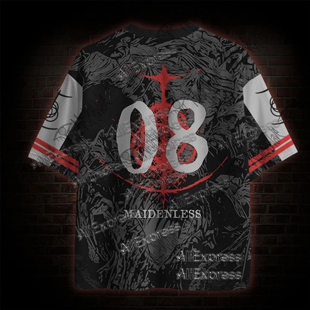 Hot Selling Street Fashion Quick Drying Mesh Sportswear, Adult and Children's V-neck Breathable T-shirts, Horror Movie Series