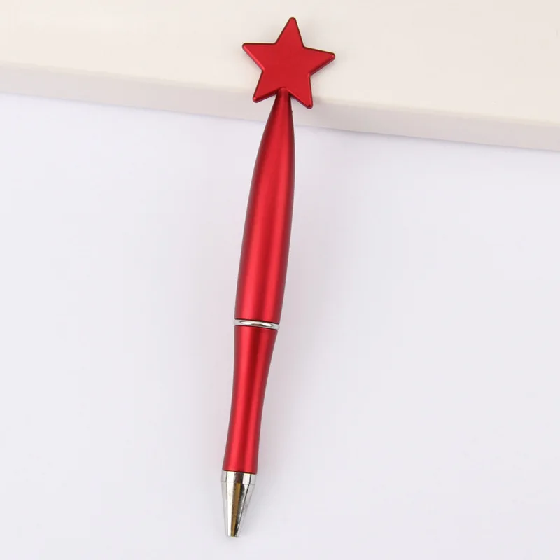 50Pcs Creative Star Pen Ballpoint Pen Valentine's Day Cartoon DIY Pens Christmas Decoration Gift Pen School Office Stationery view 3
