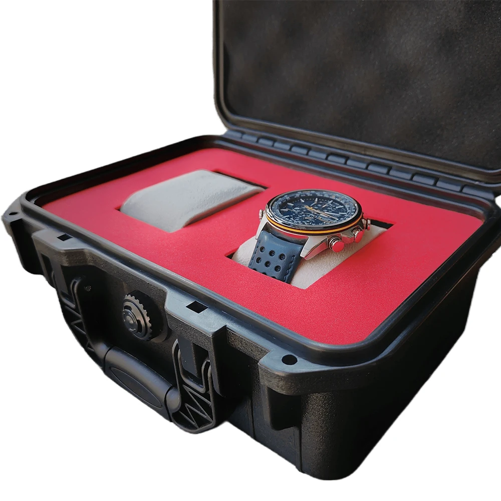 Kotak penyimpanan jam tangan keras, tas Arloji portabel Apple/HUAWEI, tas pasangan, jam tangan mekanis, tas kompresi, Anti jatuh