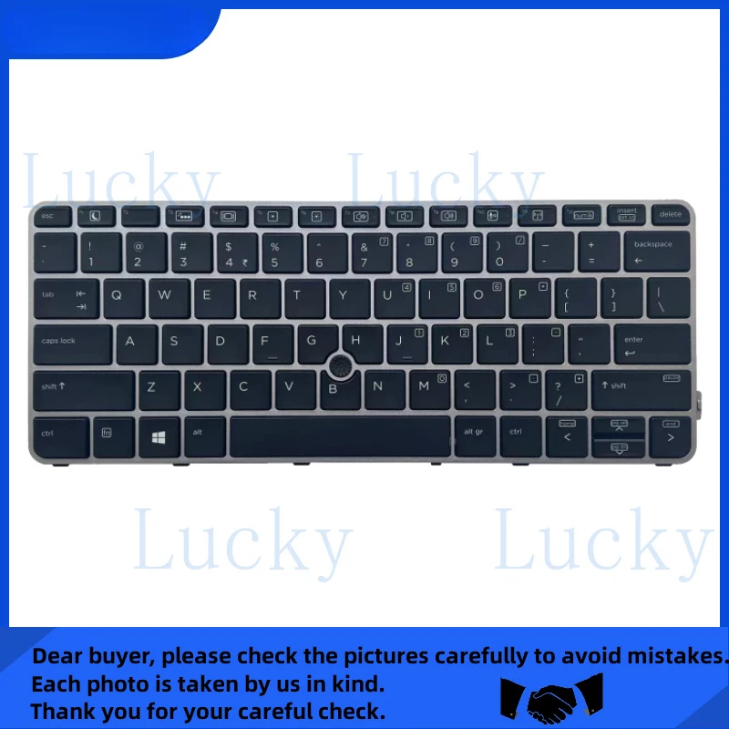 

f New For HP Elitebook 725 G3 820 G3 820 G4 US Keyboard Backlit 813301-D61