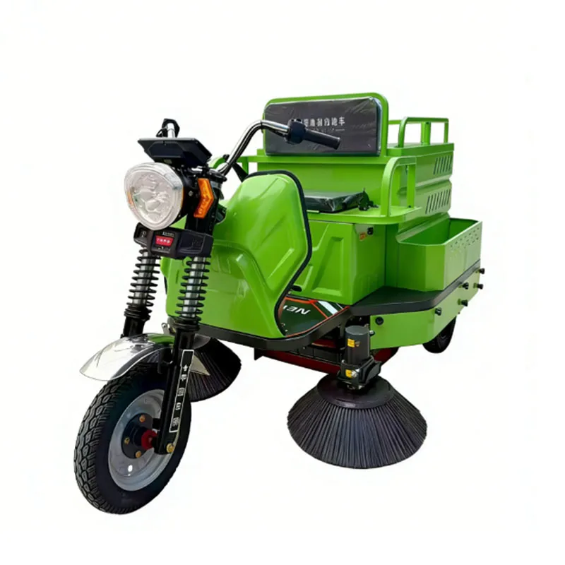 Ride-On Portable Electric Three Wheel Sweeper Spray Dust Suction Driving Industrial Sweeper Factory Workshop Property Road