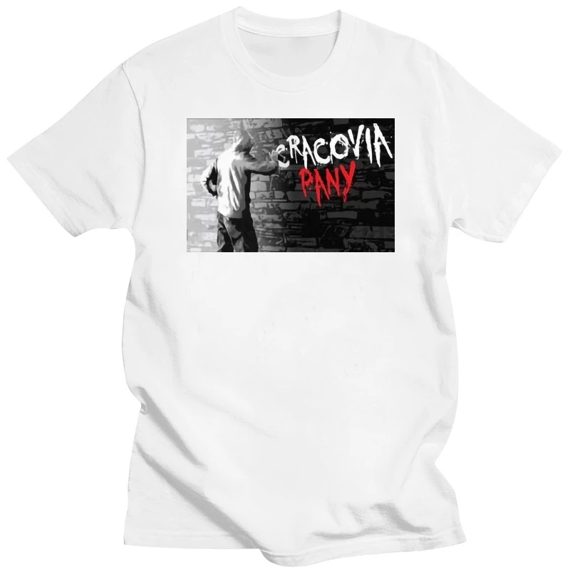 Мужская патриотическая футболка Cracovia, с коротким рукавом, красная, Краков, народная Польша, Размеры S - Xxxl