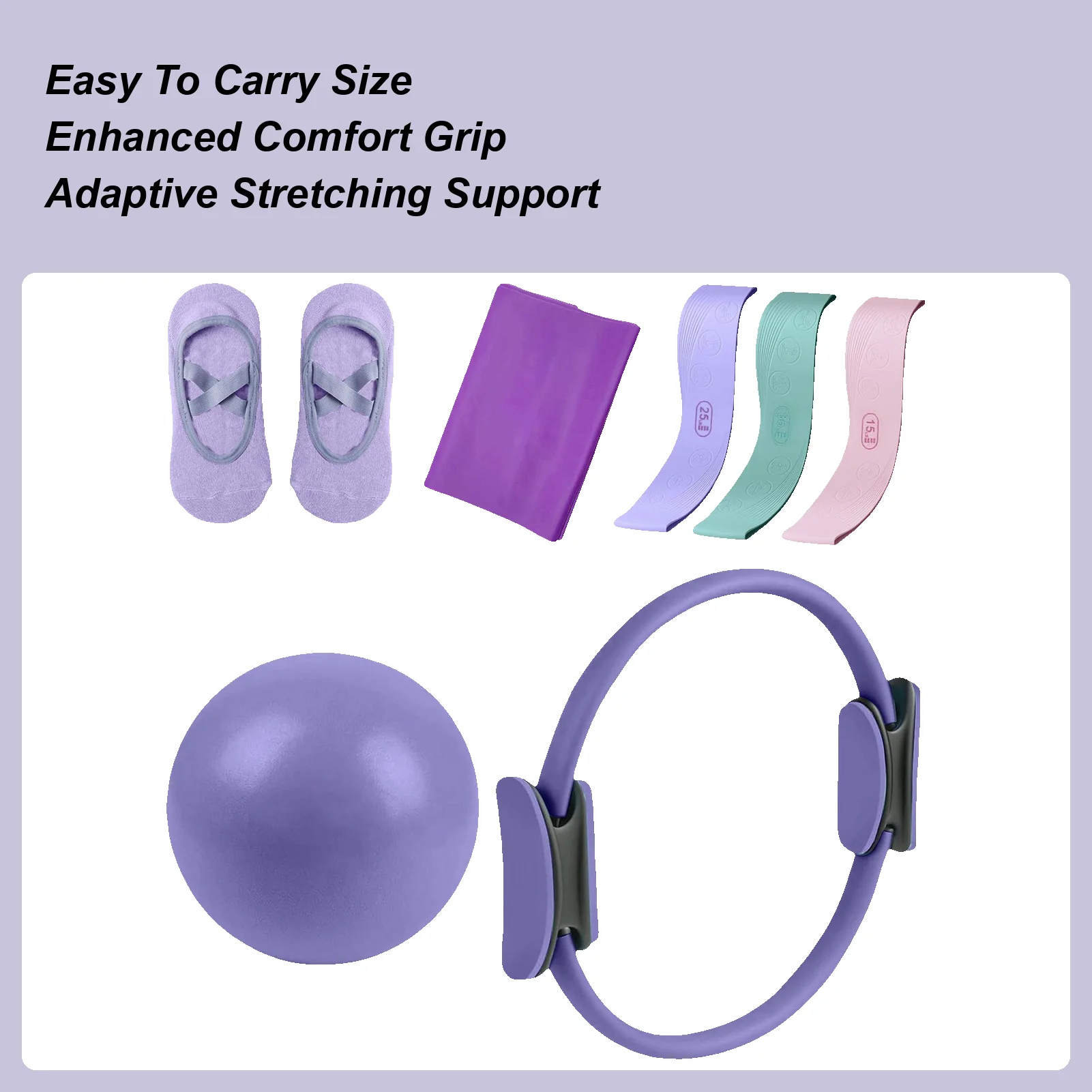 

Home Pilates Kit Home Yoga Pilates Kit Anti Slip 7 Pieces/Set Multifunctional Trainer For Workouts Training Training Exercise