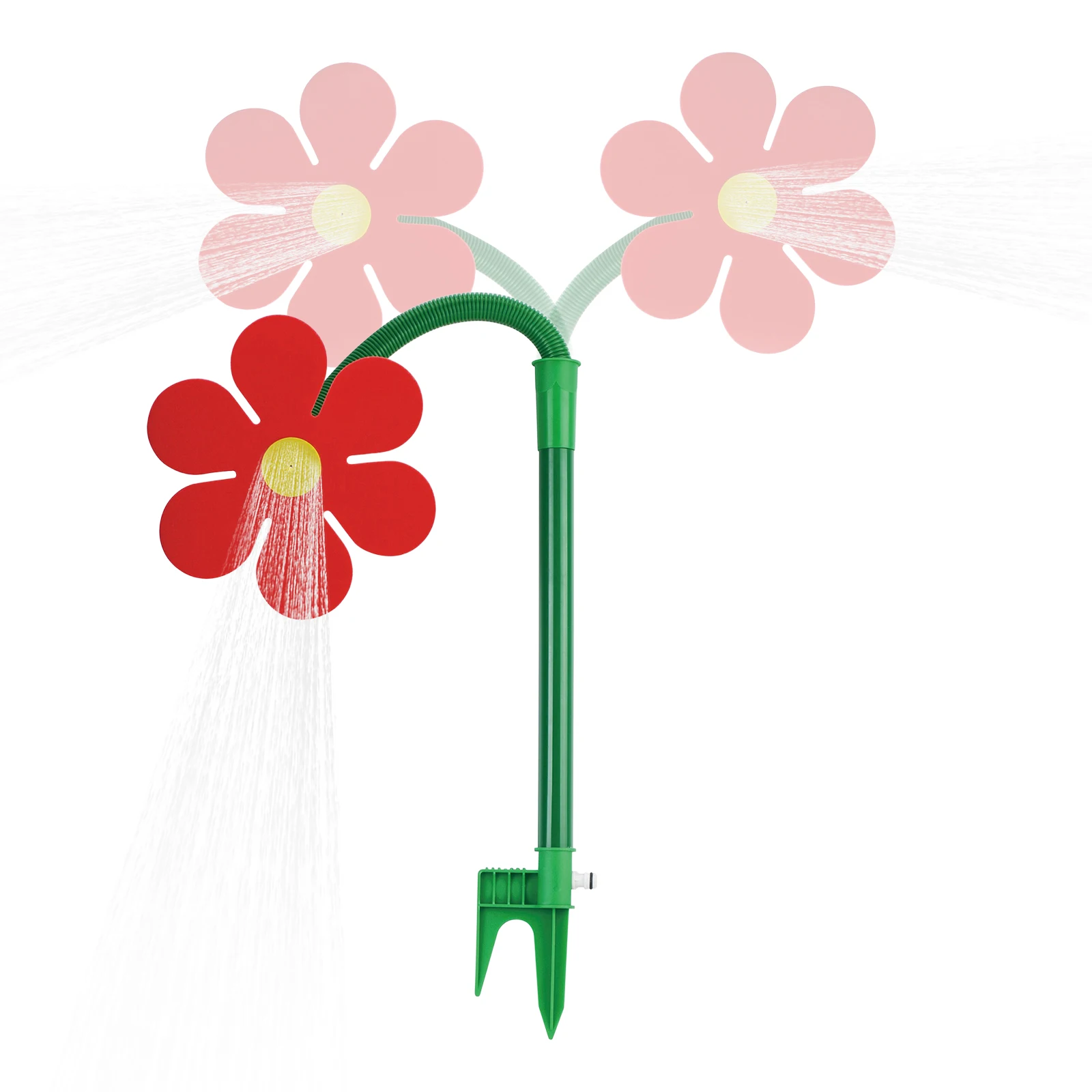 Funny Sun Flower Dancing Daisy Lawn Sprinkler Garden Sprinklers Flower Sprinkler for Yard Lawn Watering Garden Decor
