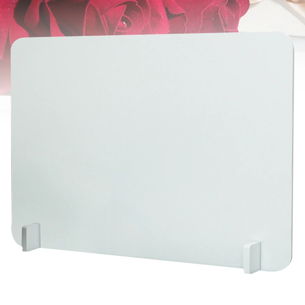 Partition Board Return to Work ใหม่โรงเรียนห้องรับประทานอาหารเดสก์ท็อปสเปรย์ Guard Partition Board (40 ซม.x 40 ซม.)
