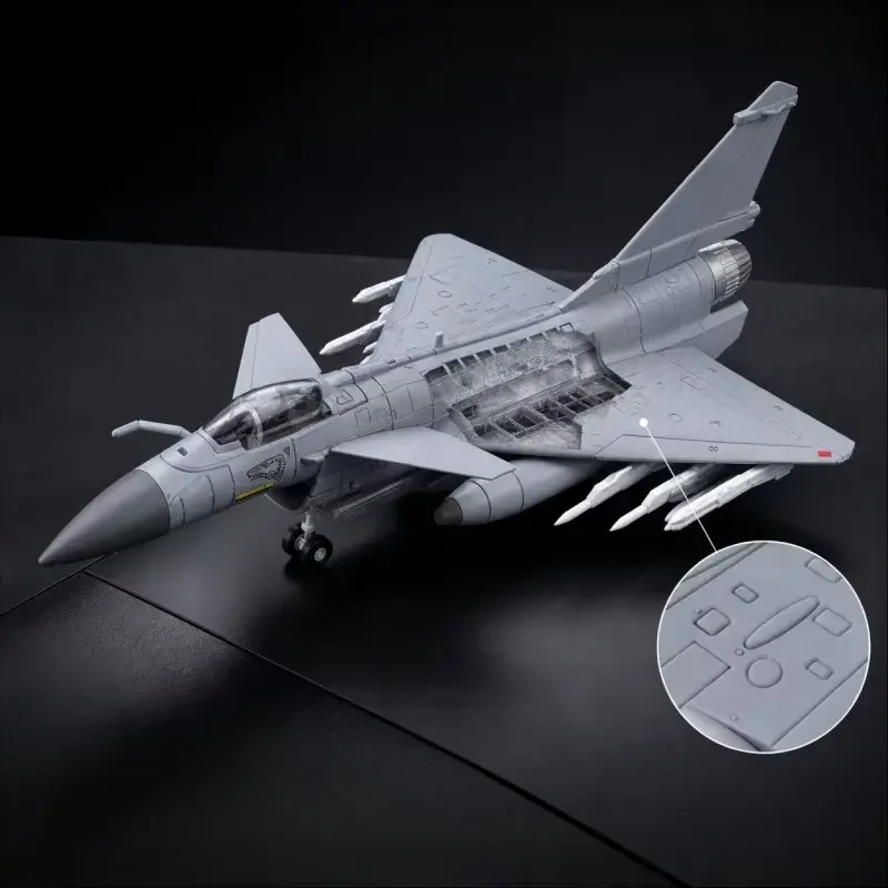 1:72 Scale J-10C Aircraft Model Kit with Base, Durable Plastic, Desktop Decor, Diy Collectible Model, Ideal for Collectors and Aviation Enthusiasts