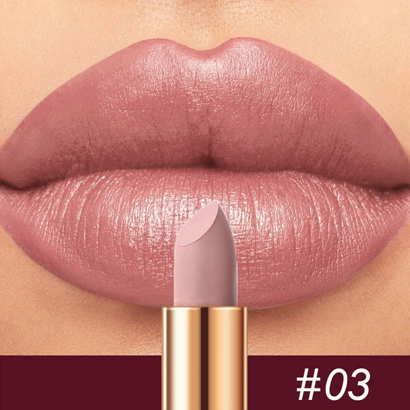 عارية ماتي أحمر الشفاه المخملية مثير أحمر الشفاه السلس الكلاسيكية المصطبغة للغاية مغذية ملمع الشفاه مقاوم للماء الشفاه عصا مستحضرات التجميل #1
