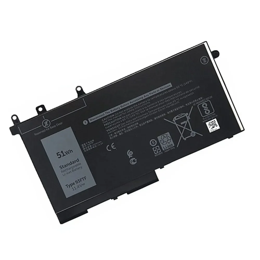 NEW 93FTF Laptop Battery For Dell Latitude E5490 E5580 E5590 M3520 M3530 5480 5490 5580 5590 5495 5491 E5480  4YFVG