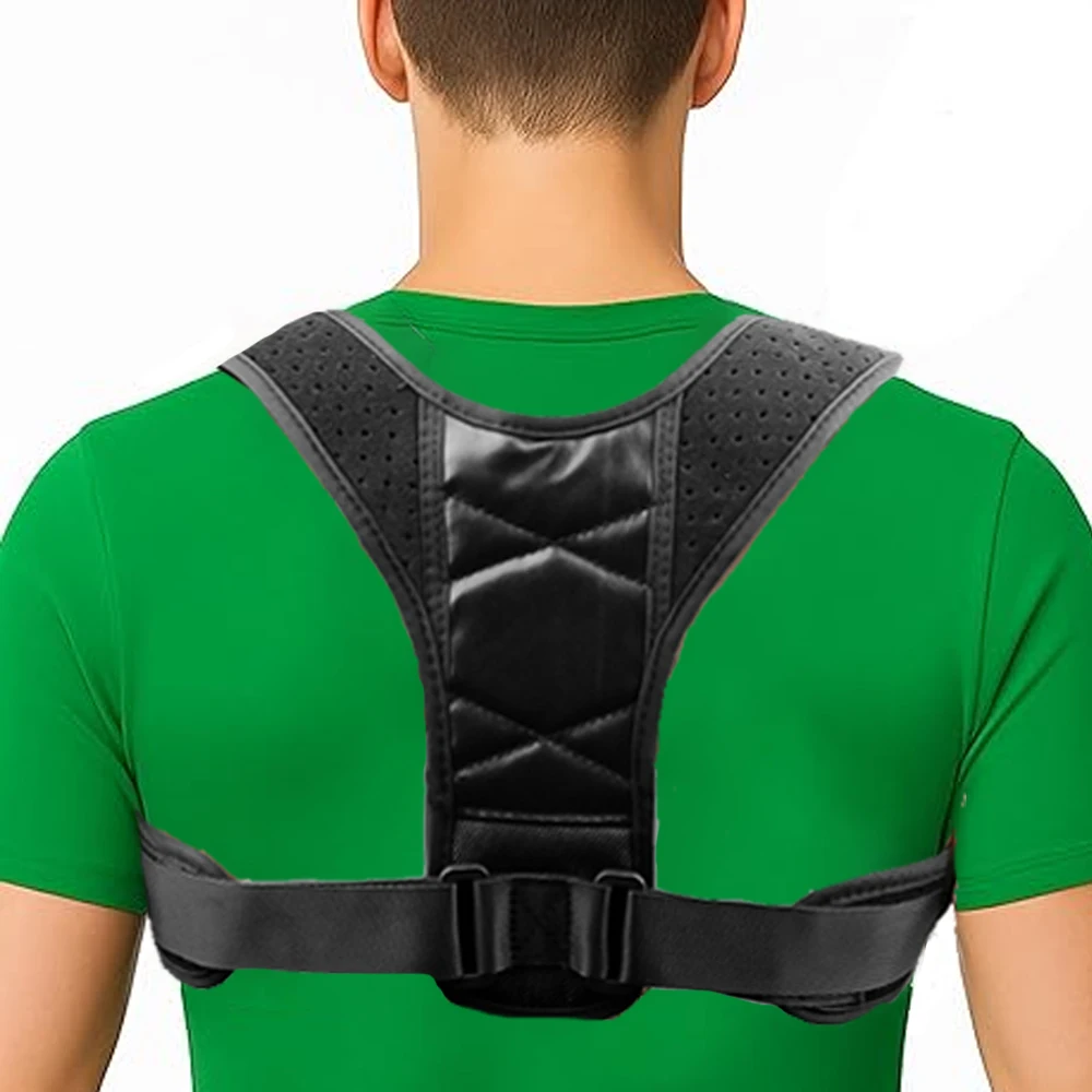 Rückenhaltungskorrektur-Gürtel Buckelprävention Korrektur der Sitzhaltung Unisex Atmungsaktive Körperformung