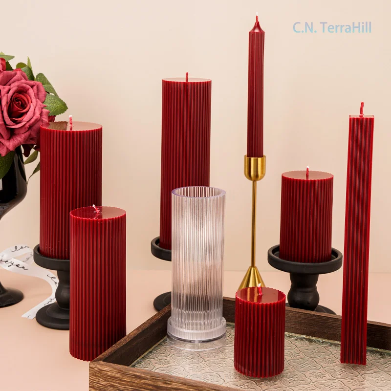 Candle Mold with Fine Striped - Candle X ulasan dan harga