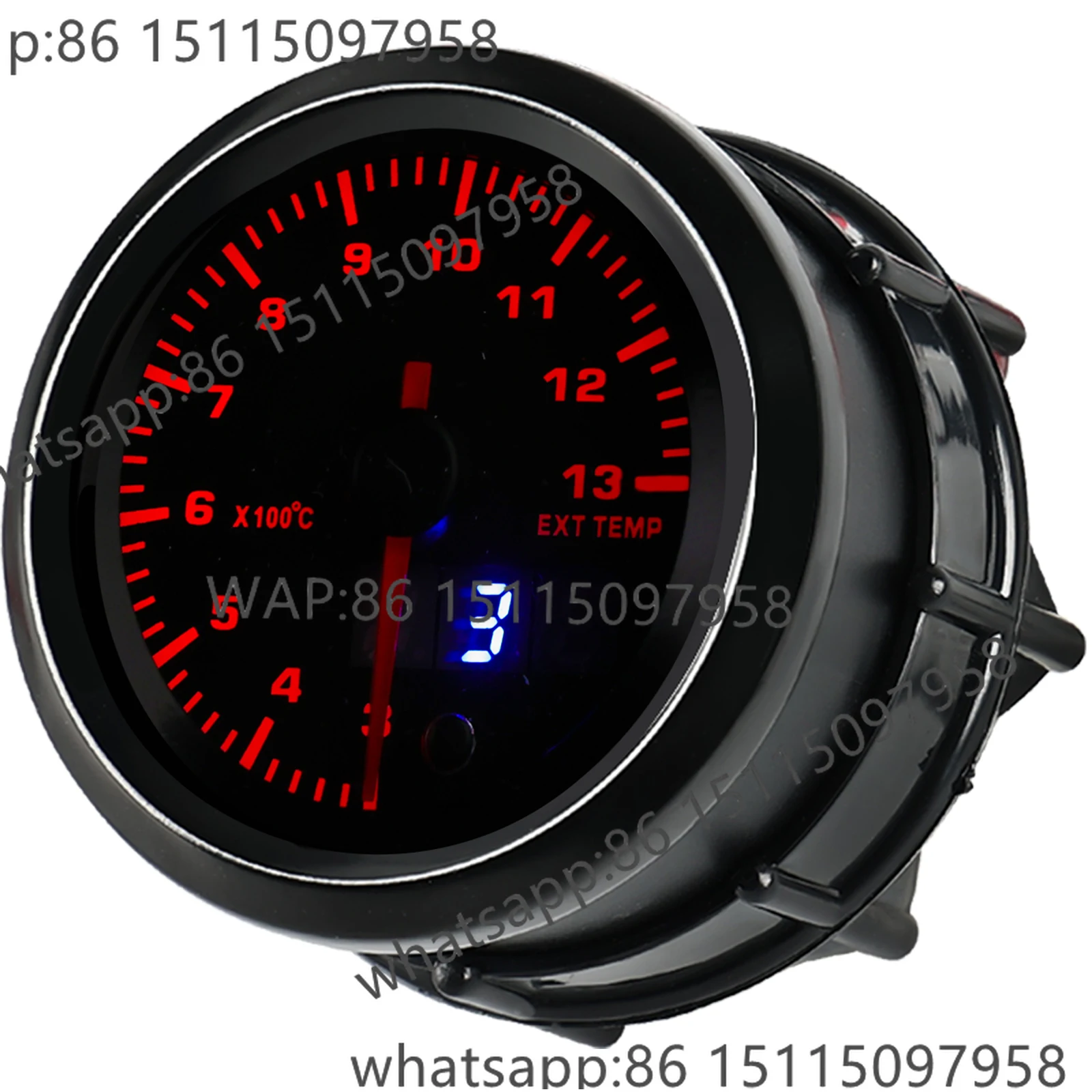 

Измеритель температуры выхлопных газов, 7 цветов, комплект пирометров EGT, 300-1300 по Цельсию, 52 мм, 2-1/16 дюйма, для лодок, морских автомобилей, грузовиков