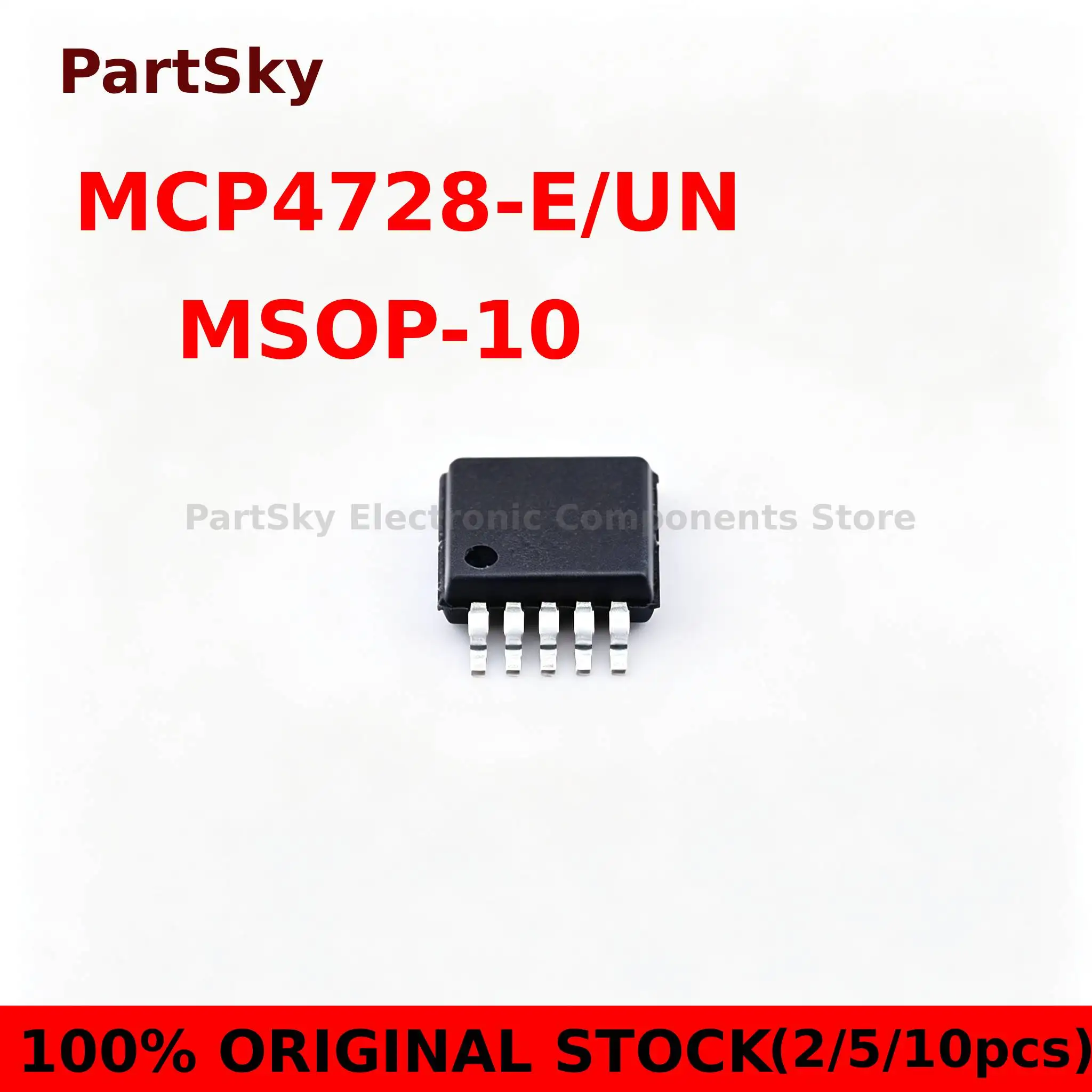(2/5/10piece)100% New MCP4728-E/UN MCP4728-E MCP4728 MCP4728UN 4728UN msop-10 IN STOCK