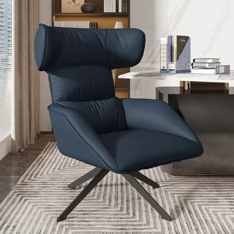 Light luxury lazy sofa chair Nordic rotating recliner suitable for living room and study