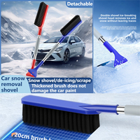 NEW Car snow shovel tool glass defrost ice scraper snow sweeper snowboard brush multi-functional winter artifact