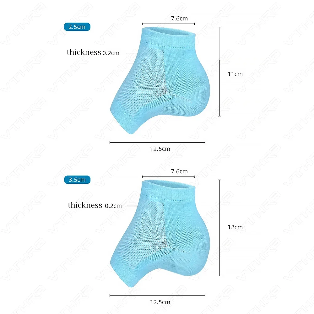 Unisex Height Increase Insoles Non-Slip Bionic Half Insoles Thickened SEBS Gel Heel Pads for Sports Leisure Daily Wear