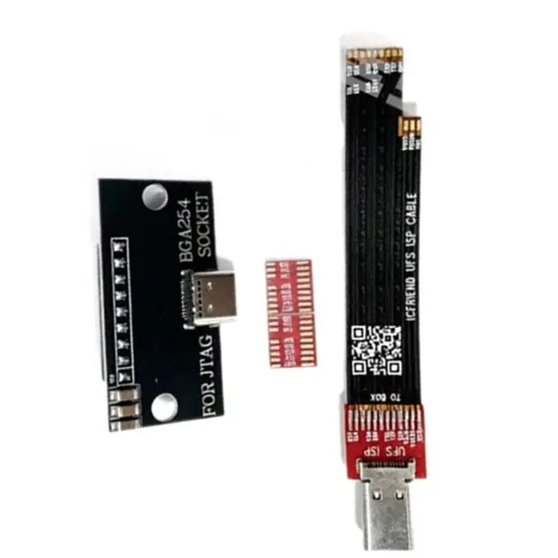 UFS ISP Cable With 9-Pin Socket Support- 9 PIN Adapter For Easy Jtag BGA254+ Icfriend UFS ISP Cable