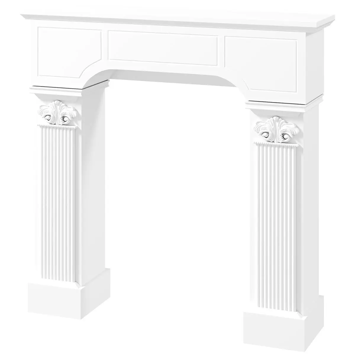 Elegant Fireplace Mantel - Fast Shipping, Unique Design (Not Available on)