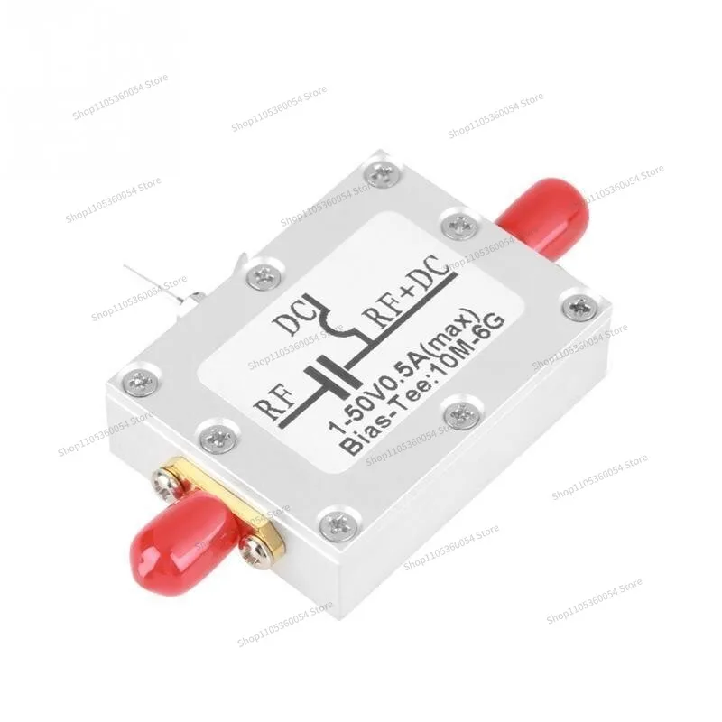 For RF Isolator, Biasing, Coaxial Feed Bias Tee 10MHz-6GHz Low Insertion Loss