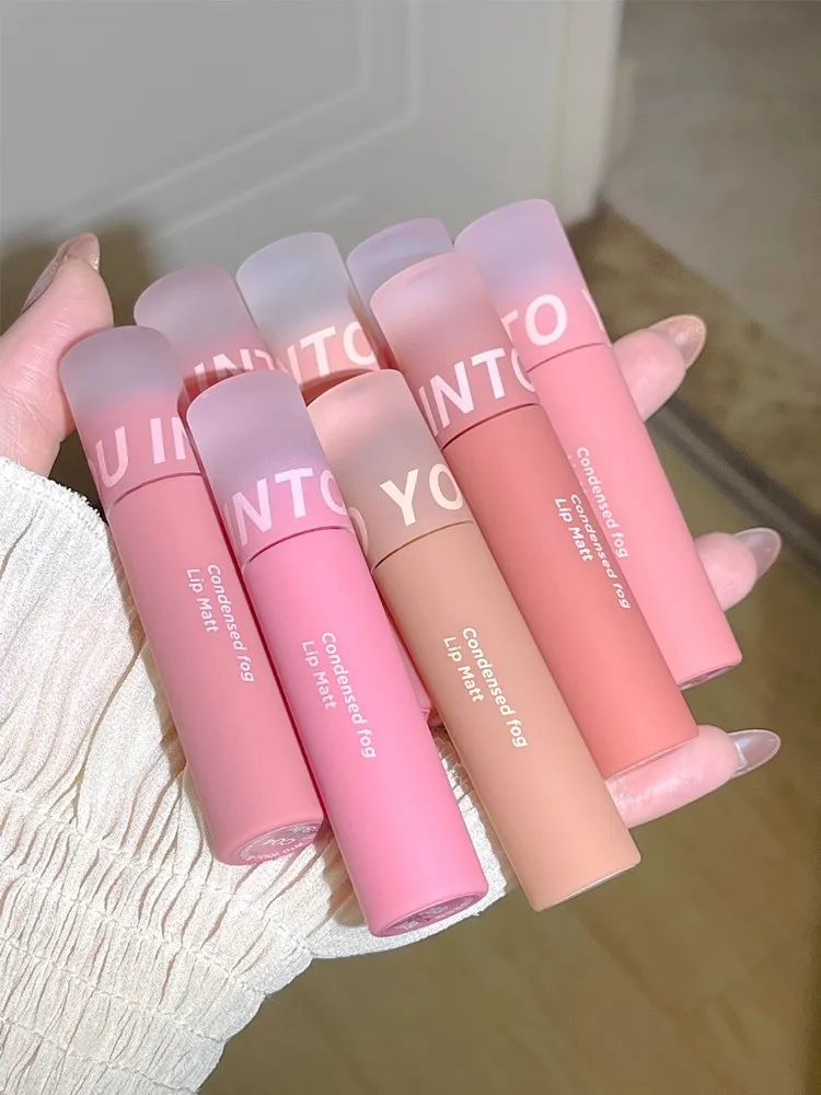 INTO YOU Condensed Fog Lip Matte Series Liquid Lipstick 3.2g Elastic Texture Lip Tint Makeup Original Lip Makeup