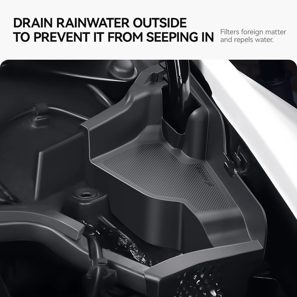 YZ For Tesla Model 3 Highland Model Y Front Trunk Water Guide Groove Anti-blocking Cover Leak Filter Protection Car Accessories view 5
