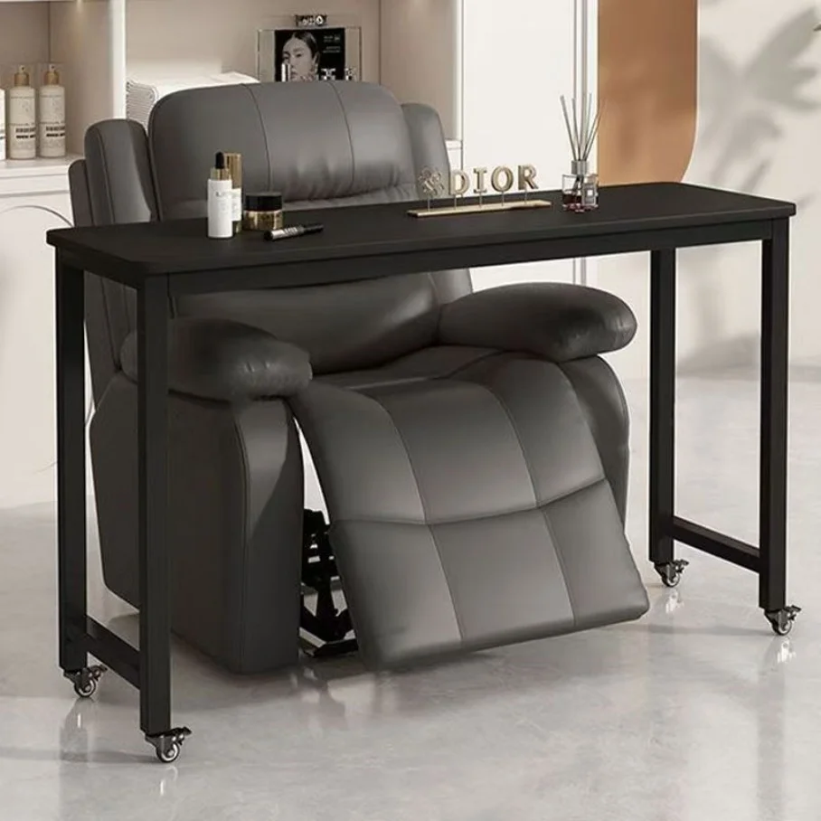 ##New Arrival Modern Luxury Black and White Series Removable Nail Manicure Table for Beauty Salons