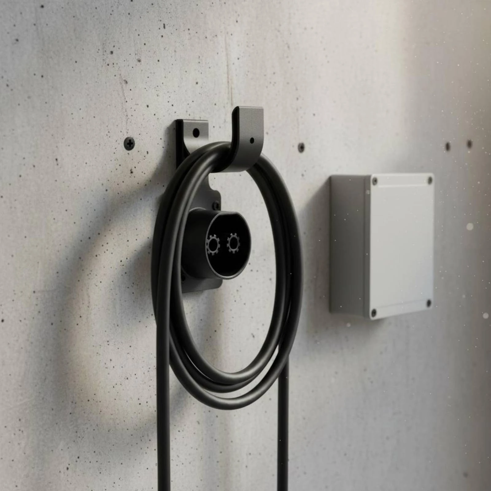 GB-style/T Charging Holder Strong Support Charging Plug Bracket Vehicle Accessory Easy to Install for Garage, Parking Lot
