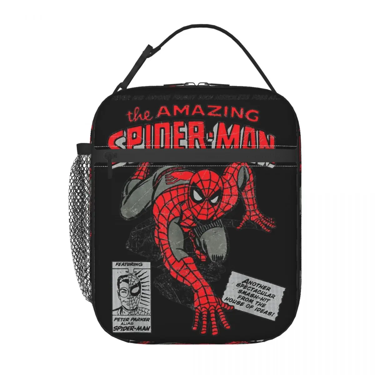 Spider-man Spiderman borsa termica per il pranzo contenitore per il pranzo ad alta capacità borsa termica Tote Lunch Box School Picnic borse per la