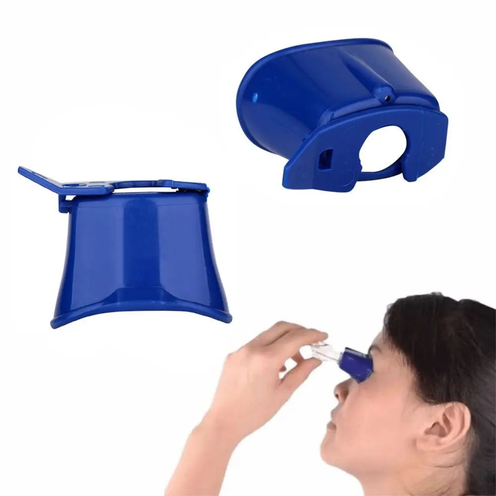 Practical Portable Eye Drop Applicator Automatic Drop Easy Grip Eyedrop Bottle Dispenser Eyedrop Guide Tool Eye Care Routine