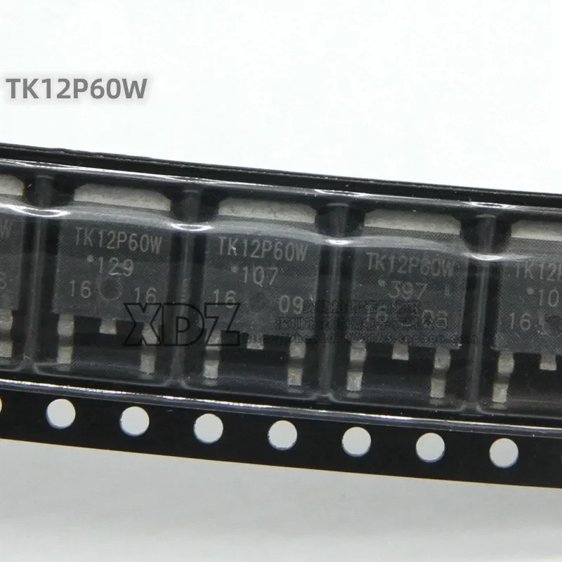 10 unids/lote TK12P60W TK12P60W, RVQ(S TO-252 paquete Original genuino MOS transistor de efecto de campo