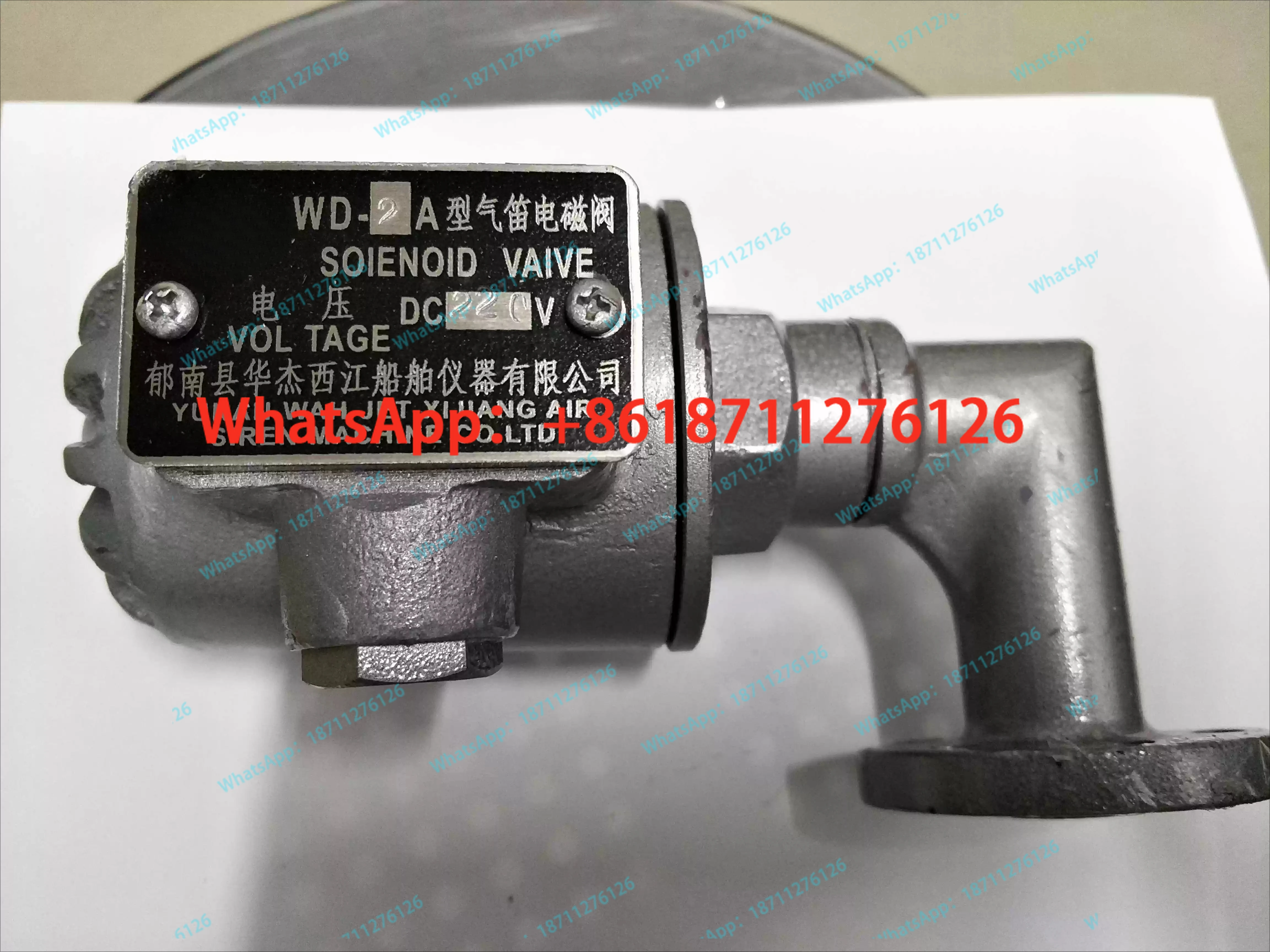 Whistle Solenoid Valve WD-1A WD-2A DC220V DC24V DC110V for HVAC Refrigeration System