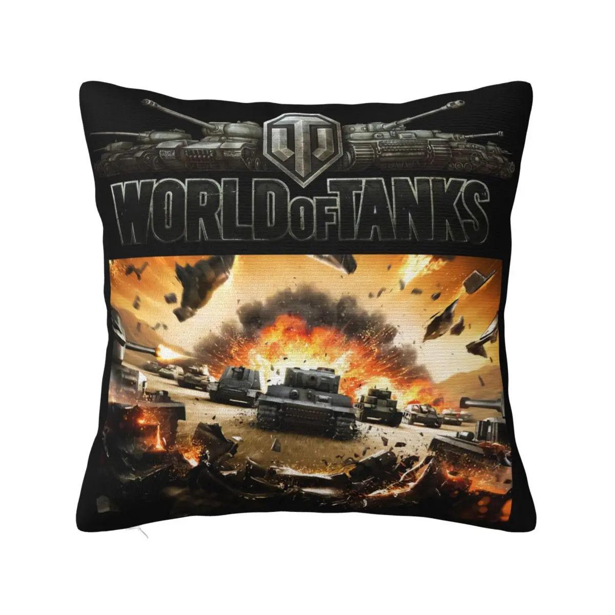 World Of Tanks T Cotton Brand New S L M Xl Xxl Wot Casual T Short O Print Broadcloth1 Pillow Case