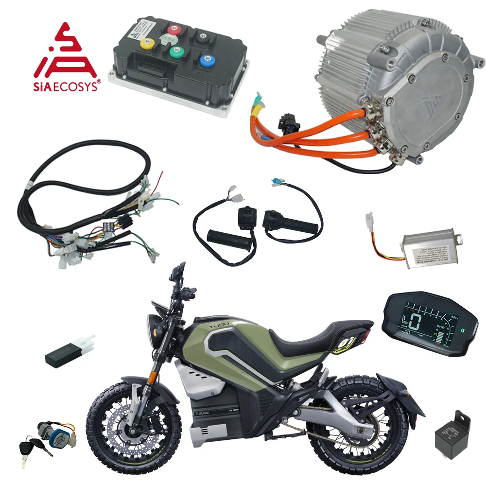 

Powerful Motor Kit SIA155-64 29kW Peak PMSM Hairpin Motor with ND96850B Encoder Controller For High Power E-Motorcycle