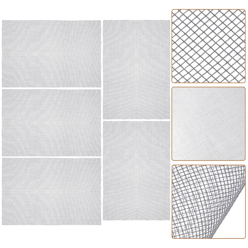 

30 Pcs Bonsai Pot Bottom Mesh Pad Flower Pocket Planter Mats Grid Glass Fiber Drainage