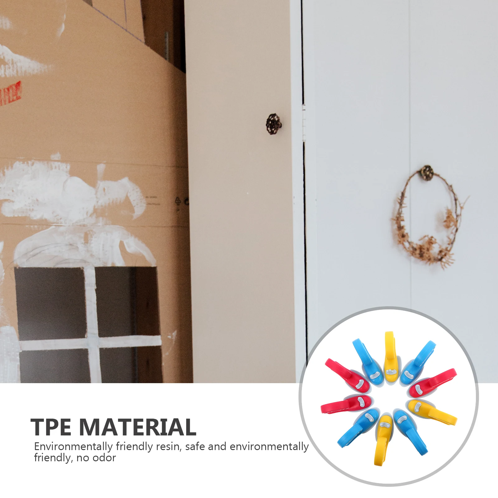 

10pcs Cartoon Stopper Premium Silicone Pinch Guard For Room Door Safety Child Pet Protection Door Bumper Accessory