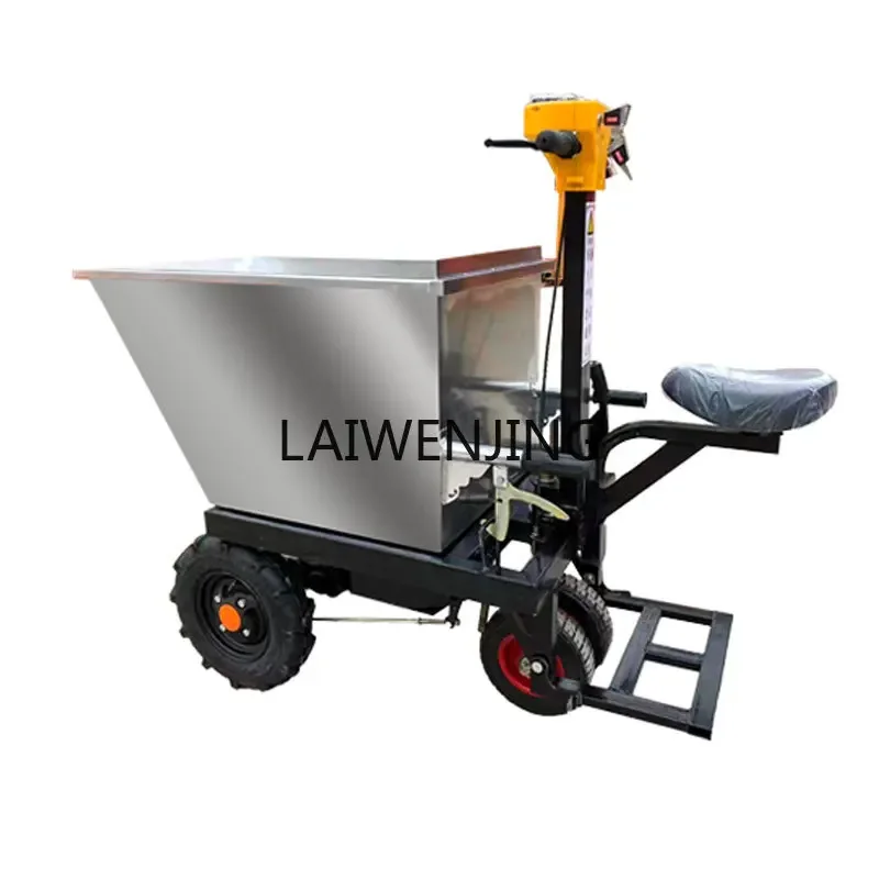 

LYN construction site electric tricycle stainless steel brick pulling ash agricultural orchard handling dump truck