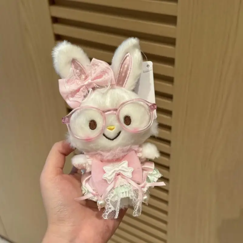 سانريو نظارات لطيفة أتمنى لي ميل حقيبة الظهر سستة قلادة الكرتون أنيمي اللعب مفتاح سلسلة الفتاة هدايا عيد ميلاد أفخم الدمى الهدايا